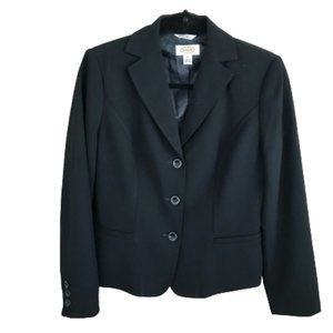 Talbots Black Wool Blazer Size 4